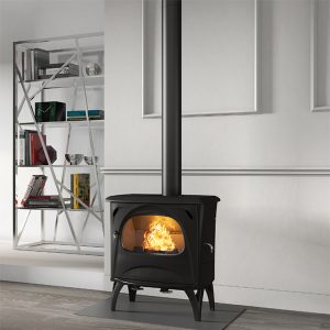 Sculpt Seguin Freestanding Stove Aurore Wood Fireplace