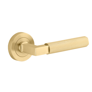 Brunswick Levers on Round Rose (iver)